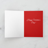 Rottweiler-Valentijnsdag Feestdagen Kaart (Binnen)