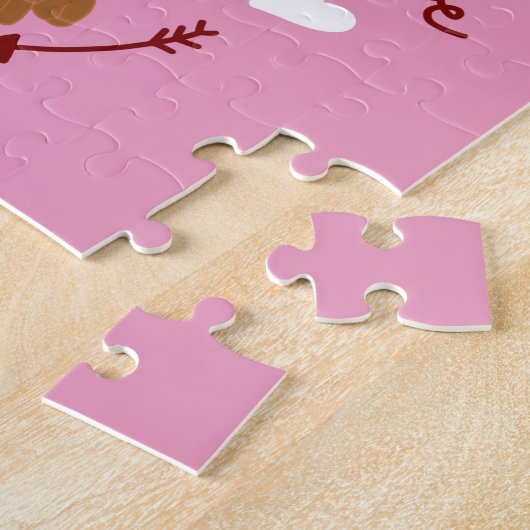 Rottweiler-Valentijnsdag Legpuzzel (Zijkant)