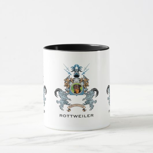 Rottweiler van de mok van wapens (Midden)