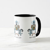 Rottweiler van de mok van wapens (Voorkant rechts)