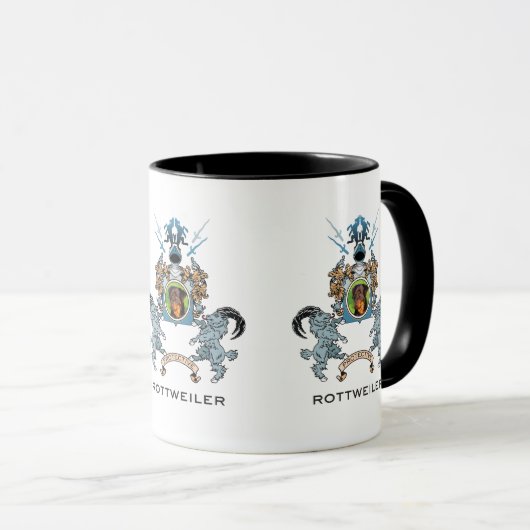 Rottweiler van de mok van wapens (Voorkant rechts)