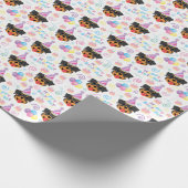 Rottweiler Verjaardag inpakpapier (Hoek)