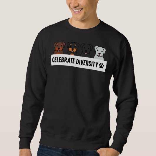 Rottweiler vieren diversiteit trui (Voorkant)