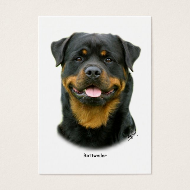 Rottweiler Visitekaartje (Voorkant)
