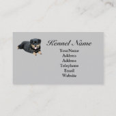 Rottweiler-Visitekaartje Visitekaartje (Achterkant)