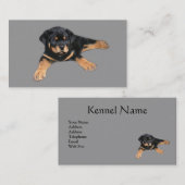 Rottweiler-Visitekaartje Visitekaartje (Voorkant / Achterkant)