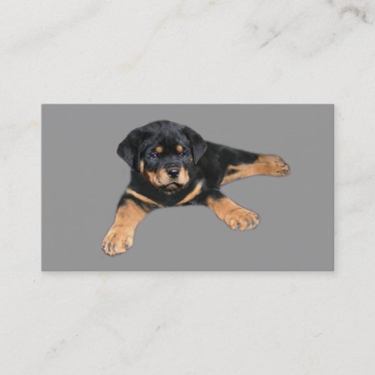 Rottweiler-Visitekaartje Visitekaartje (Voorkant)