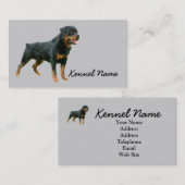 Rottweiler-Visitekaartje Visitekaartje (Voorkant / Achterkant)