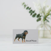 Rottweiler-Visitekaartje Visitekaartje (Staand voorkant)