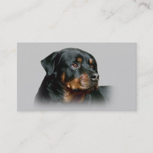 Rottweiler-Visitekaartje Visitekaartje (Voorkant)