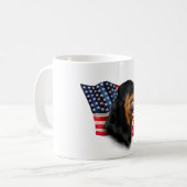 Rottweiler Vlag Koffiemok (Voorkant links)