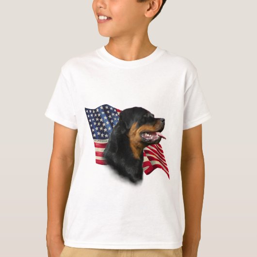 Rottweiler Vlag T-shirt (Voorkant)