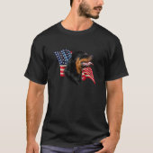 Rottweiler Vlag T-shirt (Voorkant)