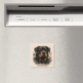 Rottweiler Waakhond Cadeau Magneet (Insitu (Vaatwasser))