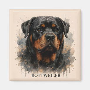 Rottweiler Waakhond Cadeau Magneet