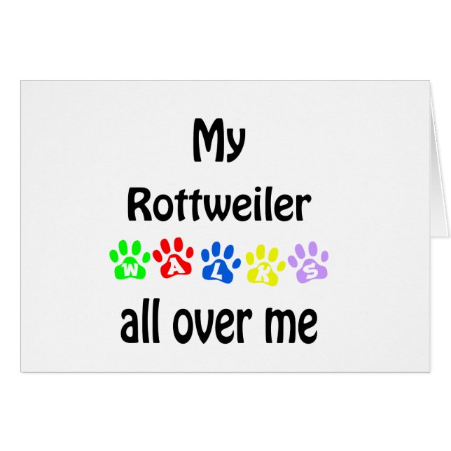 Rottweiler wandelingen ontwerp (Voorkant Horizontaal)