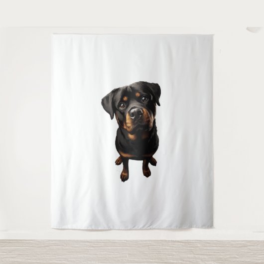 rottweiler wandkleed (Voorkant)