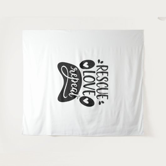 Rottweiler Wandkleed (Voorkant (horizontaal))