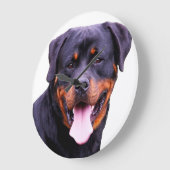 "Rottweiler"-wandklokken Grote Klok (Hoek)