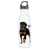 rottweiler waterfles  (Voorkant)