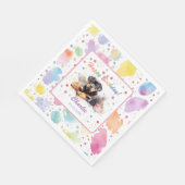 Rottweiler Waterverf Papieren servetten (Hoek)