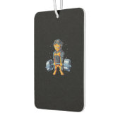 Rottweiler Weightlift Funny Deadlift Mannen Fitnes Luchtverfrisser (Links)