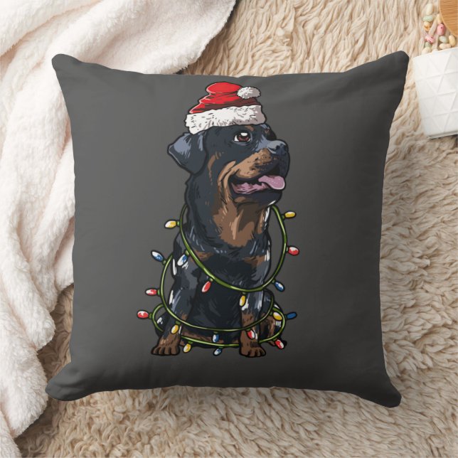 Rottweiler Weihnachten Geschenk X-Mas Hunde Kostüm Kussen (Deken)