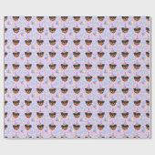 Rottweiler Wrapping Paper in Purple Cadeaupapier (Vlak)