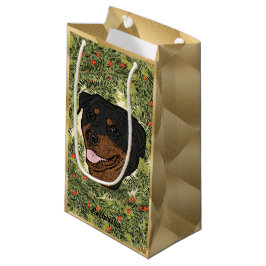 Rottweiler Wreath Klein Cadeauzakje