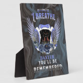 Rottweiler zolang ik het herdenkingsmonument heb. fotoplaat (Zijkant)