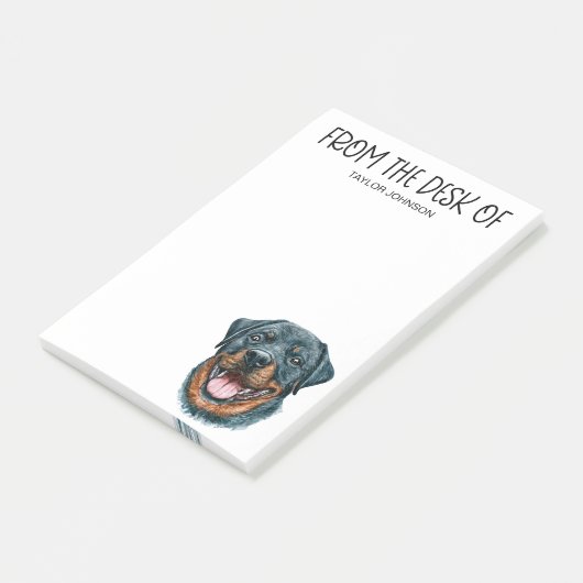 Rottweilerliefhebber Post-it® Notes (Schuin)