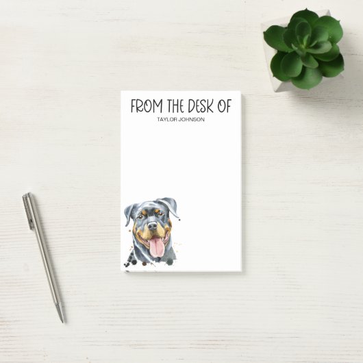 Rottweilerliefhebber Post-it® Notes (Kantoor)
