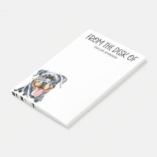 Rottweilerliefhebber Post-it® Notes (Schuin)