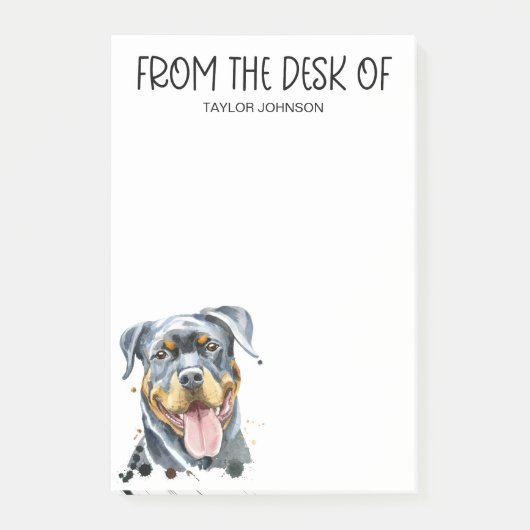 Rottweilerliefhebber Post-it® Notes (Voorkant)