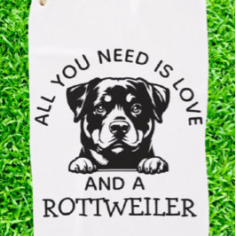 Rottweilerliefhebbers Golfhanddoek