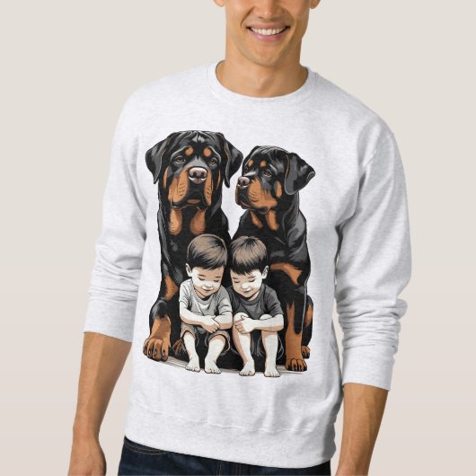 Rottweilers As Loyal Guardians Of Kids Trui (Voorkant)