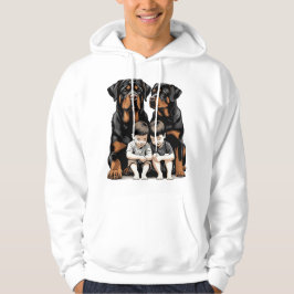 Rottweilers, Beschermend Gezelsdier Hoodie