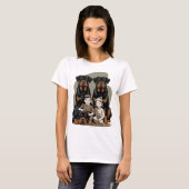 Rottweilers, Familie Bewakers T-shirt (Voorkant volledig)