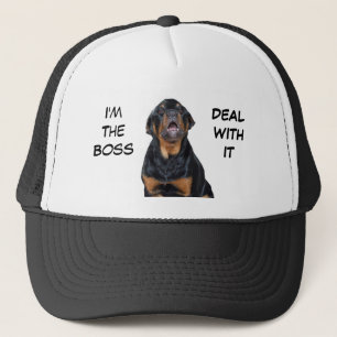 Rottweilers Ik ben de Boss Trucker Hat Pet