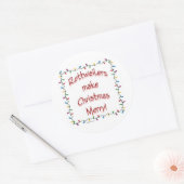 Rottweilers Make Christmas Merry - Sticker (Envelop)