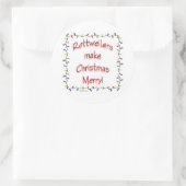 Rottweilers Make Christmas Merry - Sticker (Tas)