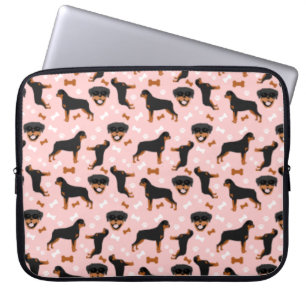 Rottweilers Rottie Dog Patroon Laptop Sleeve