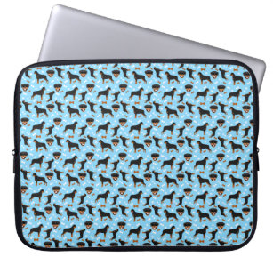 Rottweilers Rottie Dog Pattern-hoes Laptop Sleeve