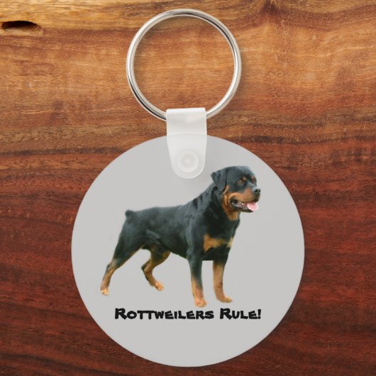 Rottweilers Rule Sleutelhanger (Voorkant)