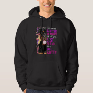 Rottweilers zijn een meisje haar beste vriendin ho hoodie