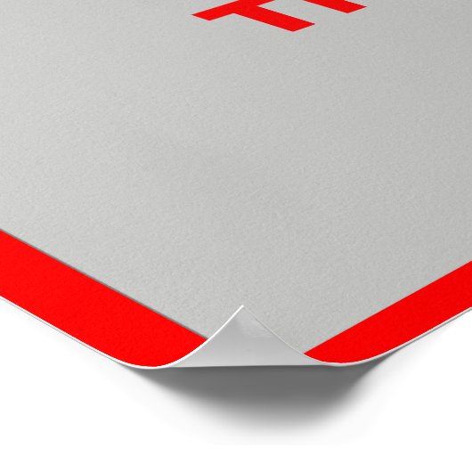 Rottweiller Humor Sign Poster (Hoek)