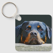 Rottwelier Sleutelhanger (Voorkant)