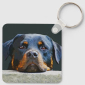 Rottwelier Sleutelhanger (Achterkant)