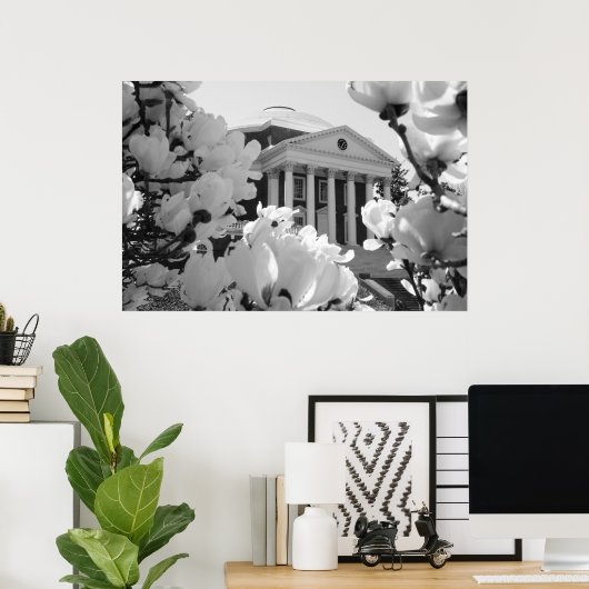 Rotunda en Flowers Poster (Thuiskantoor)