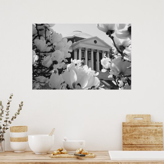 Rotunda en Flowers Poster (Keuken)